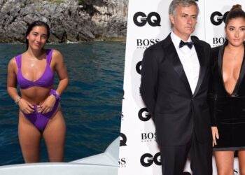Con gái “Người đặc biệt” Jose Mourinho thả rông vòng 1 đầy táo bạo