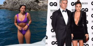 Con gái “Người đặc biệt” Jose Mourinho thả rông vòng 1 đầy táo bạo