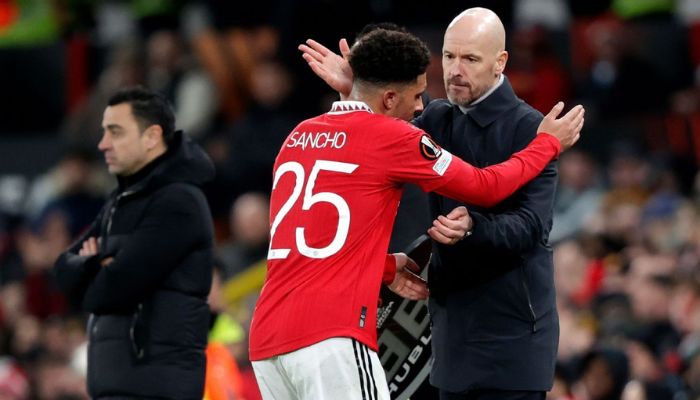 Jadon Sancho xuống nước, xây dựng lại mối quan hệ với Erik Ten Hag