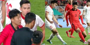 Hành động điểm 10 của nam thần Son Heung-min trong trận Hàn Quốc thắng Việt Nam