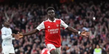 Sau trận hòa Liverpool và Man City, Bukayo Saka bình luận sốc