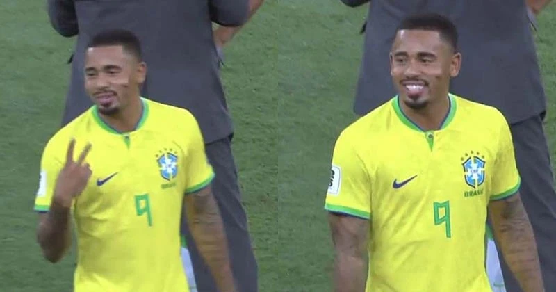 Gabriel Jesus đã thực hiện một hành động khiêu khích đội tuyển Argentina.