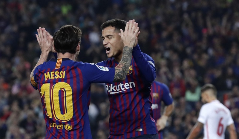 Coutinho có khả năng sẽ là người kế thừa áo số 10 của Messi