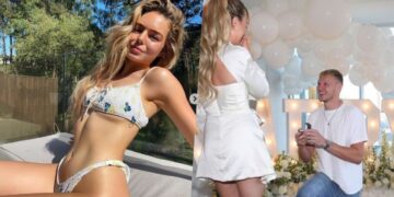 Đã mắt với màn cầu hôn cực ngọt ngào của bom tấn Arsenal với bạn gái xinh đẹp