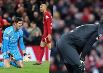 Alisson và Courtois thay nhau làm trò hề ở trận Liverpool vs Real Madrid khiến CĐV ngán ngẩm