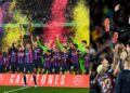 Chùm ảnh Barcelona trở thành tân vương La Liga 2022/23