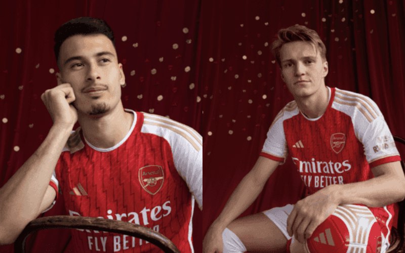 Arsenal công bố áo đấu sân nhà mùa 2023/24 cực bắt mắt