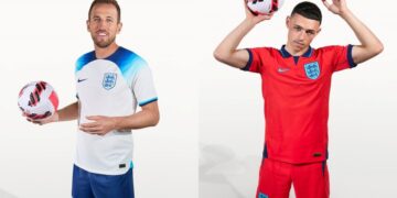 CHÍNH THỨC! Tuyển Anh ra mắt áo đấu sân nhà, sân khách World Cup 2022