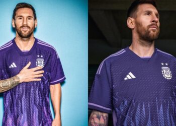 CHÍNH THỨC! Tuyển Argentina ra mắt áo đấu sân khách World Cup 2022