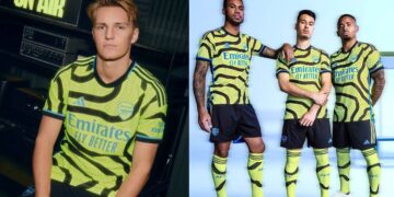 Arsenal ra mắt áo đấu sân khách mùa 2023/24 đầy mới lạ