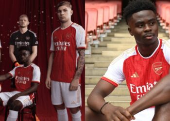 CHÍNH THỨC: Arsenal công bố áo đấu sân nhà mùa 2023/24 cực bắt mắt