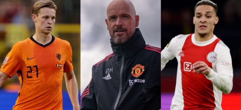 Ten Hag vẫn đang theo đuổi De Jong và Antony