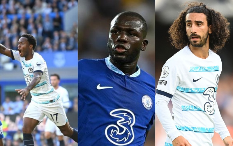 Marc Cucurella, Kalidou Koulibaly và Raheem Sterling