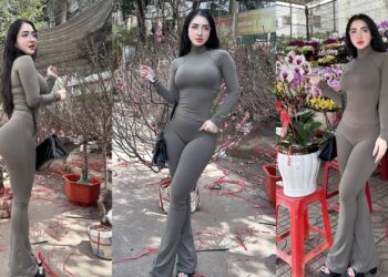 Bảo Ny: Cô gái bỗng chốc nổi tiếng trên mạng xã hội nhờ bức anh đi chợ hoa xuân